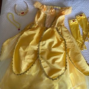 Belle dress/princess dress yellow